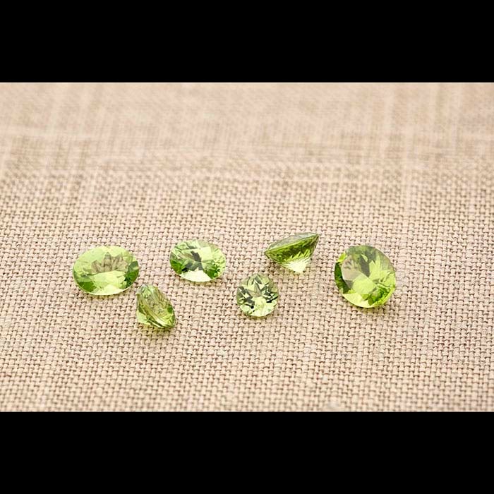 American Mined™ Arizona Peridot Oval Faceted Gemstone