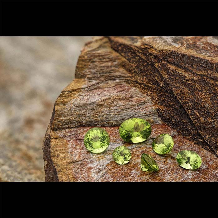 American Mined™ Arizona Peridot Oval Faceted Gemstone