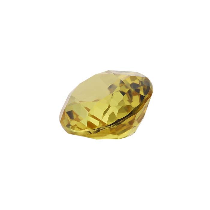 Simulated Golden Topaz Oval Faceted Gemstone