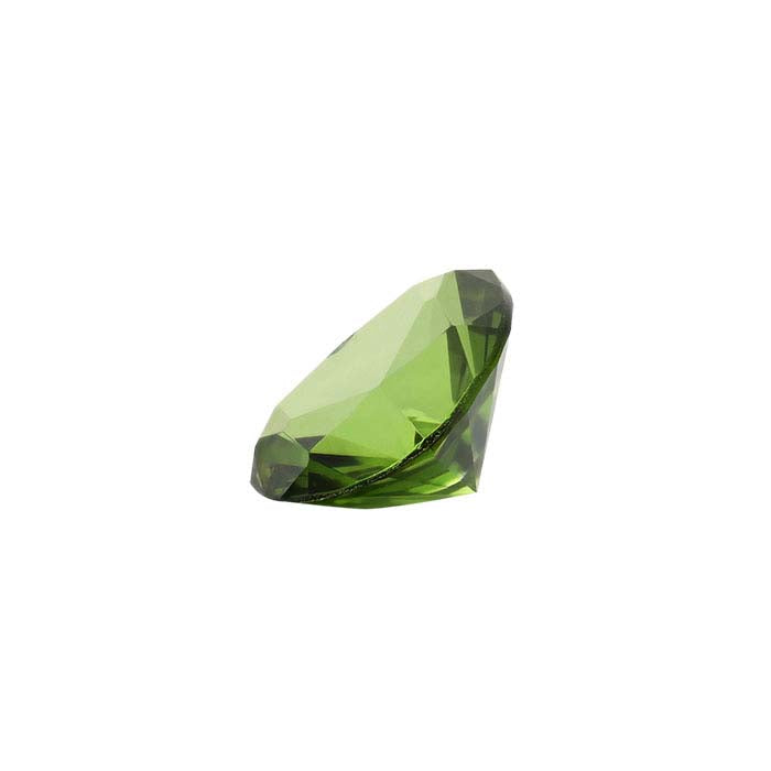 Simulated Peridot 6mm Heart Faceted Gemstone