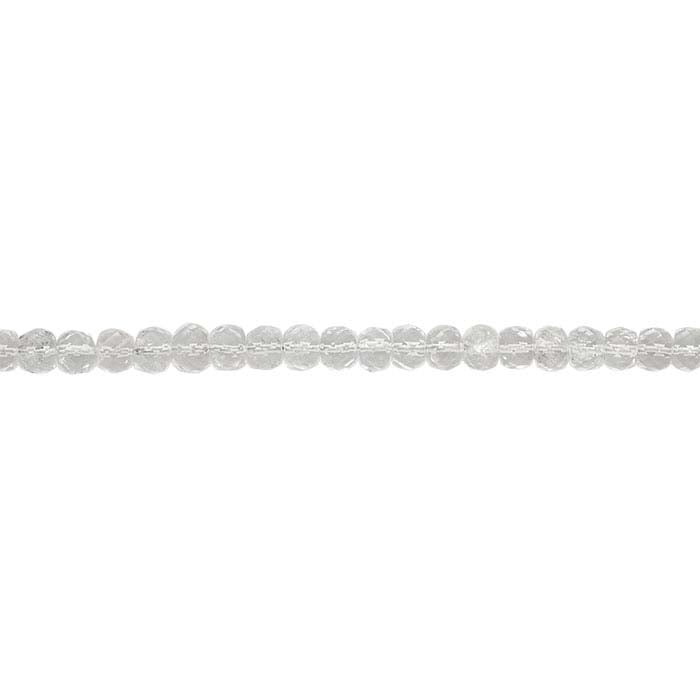 American Mined™ Arkansas Ice Quartz™ 5– Round Bead Strand