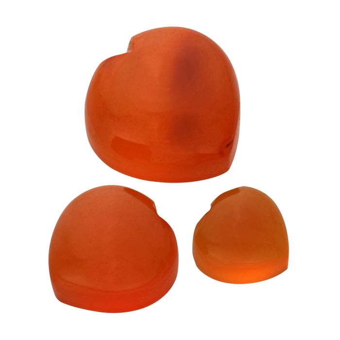 Carnelian Heart Cabochon