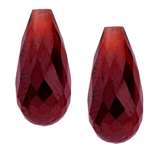 Garnet Teardrop Briolette