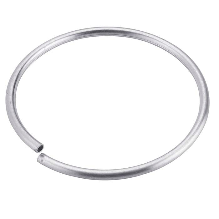 Sterling Silver Round Flex Tube Bracelet