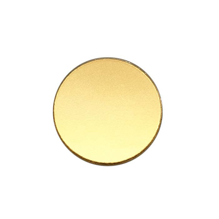 14/20 Yellow Gold-Filled Discs, 1/2-Hard