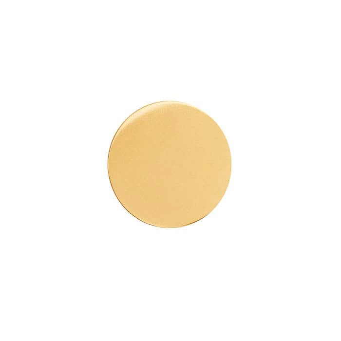 14/20 Yellow Gold-Filled Discs, 1/2-Hard