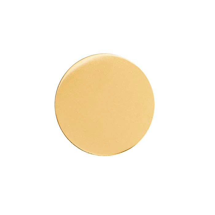 14/20 Yellow Gold-Filled Discs, 1/2-Hard