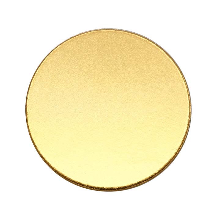 14/20 Yellow Gold-Filled Discs, 1/2-Hard