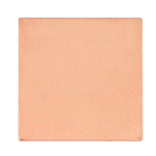 Annealed Copper Square Stamping, 0.64mm, Soft