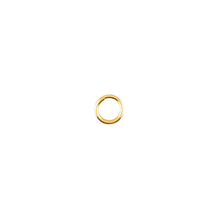14K Yellow Gold Round Split Ring