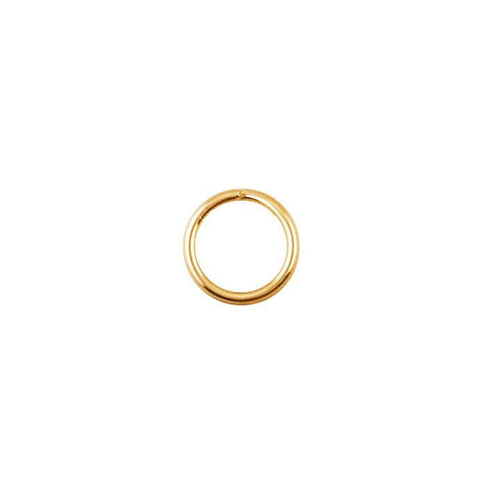 14K Yellow Gold Round Split Ring