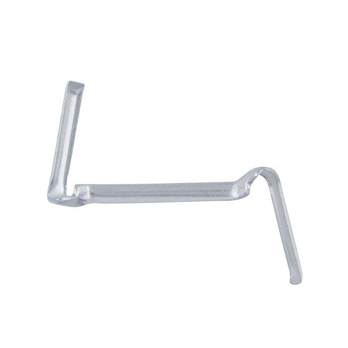 Fullerlock 14/60 White Rolled Gold Plate Ring Guards, Pkg/12