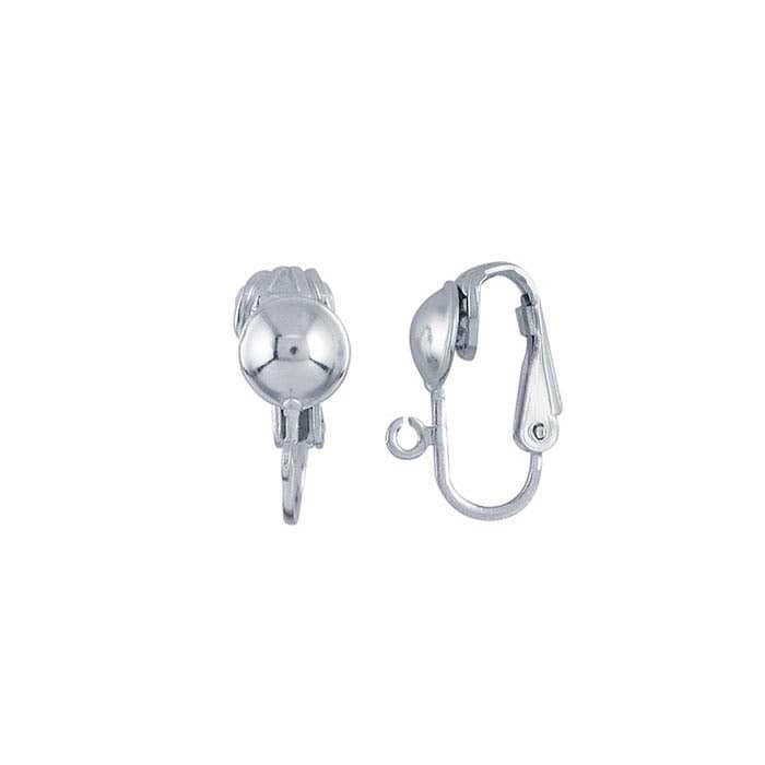 Half-Ball Ear Clip with Open Ring