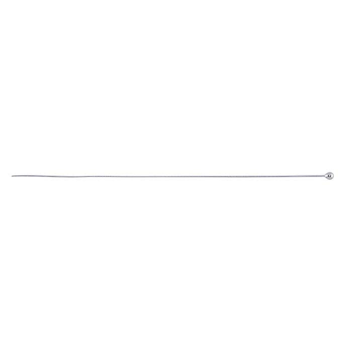 Sterling Silver Ball Head Pin, 0.72mm, 1/2-Hard