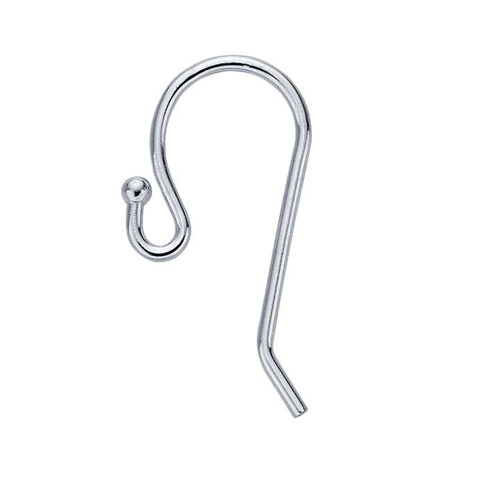 Sterling Silver Small Ear Wire with Ball End and Loop