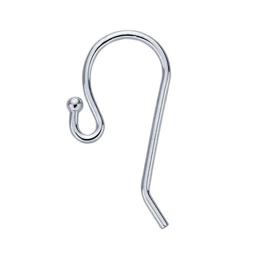 Sterling Silver Small Ear Wire with Ball End and Loop