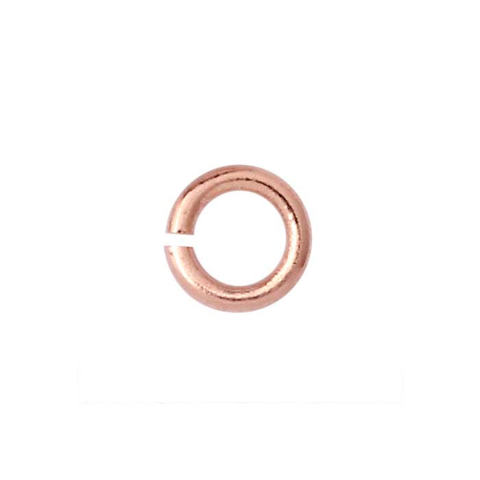 14K Rose Gold Round Jump Ring