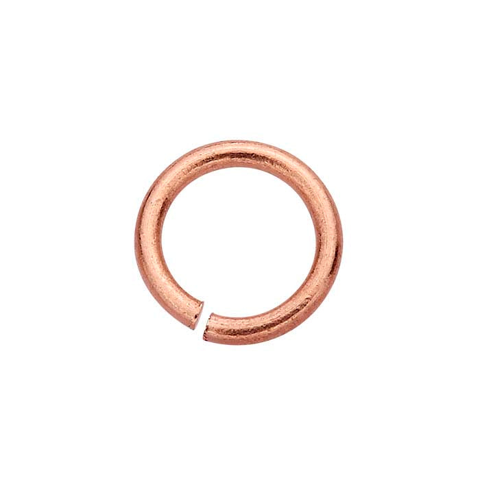 14K Rose Gold Round Jump Ring