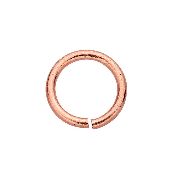 14K Rose Gold Round Jump Ring