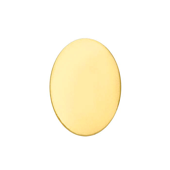 14/20 Yellow Gold-Filled 18 x Oval Stamping, 0.81mm, Soft