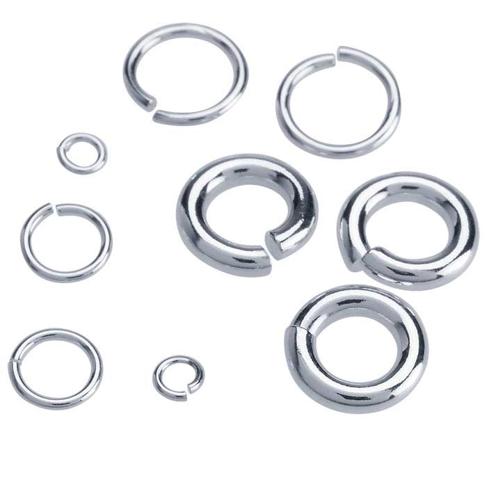 Sterling Silver ID Round Jump Ring