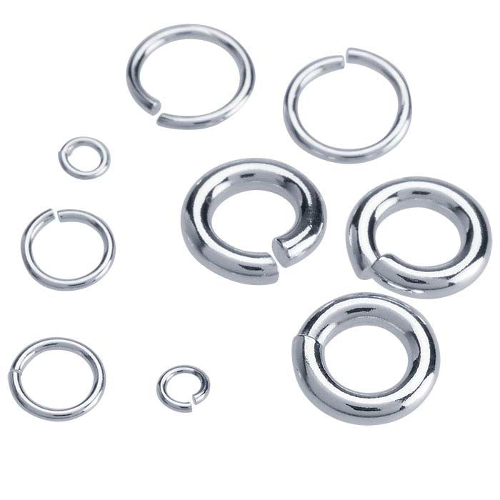 Sterling Silver ID Round Jump Ring