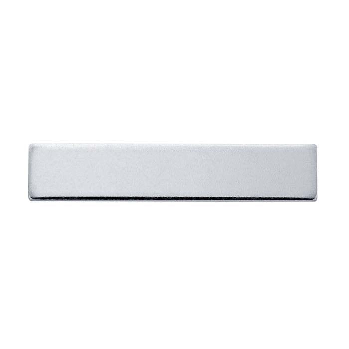 Sterling Silver Rectangle Stampings, 1.02mm, Soft
