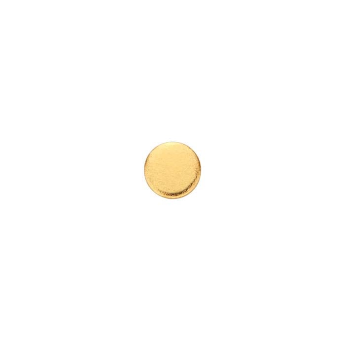 14K Yellow Gold Discs, 0.51mm, Soft