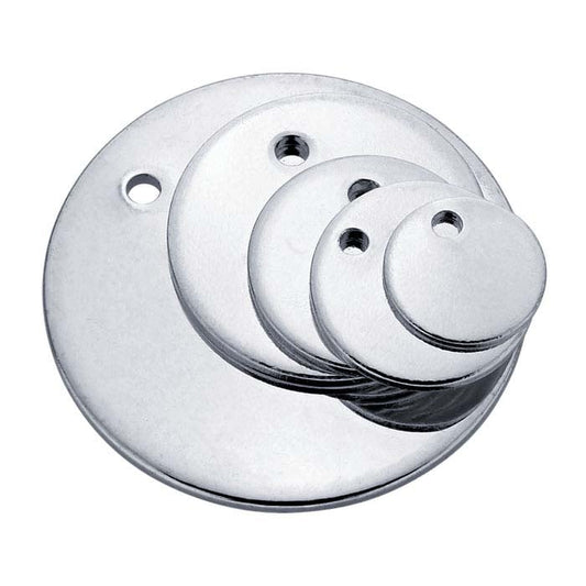 Sterling Silver Round Tag, 0.64mm, Soft