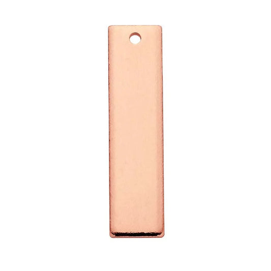 14/20 Rose Gold-Filled Flat Rectangle Component