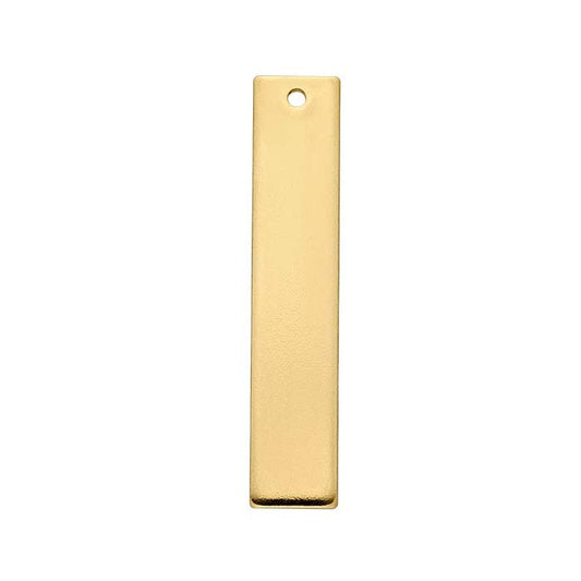 14/20 Yellow Gold-Filled Flat Rectangle Component, 1.02mm