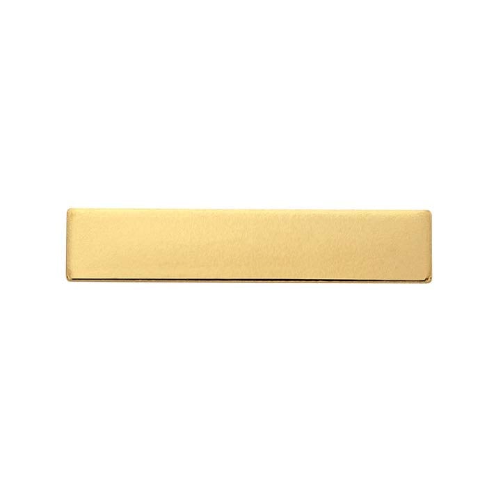 14/20 Yellow Gold-Filled Rectangle Stampings, 0.81mm