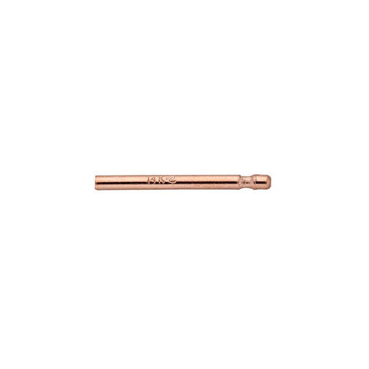 14K Rose Gold 0.84mm x 9.52mm Friction Ear Post