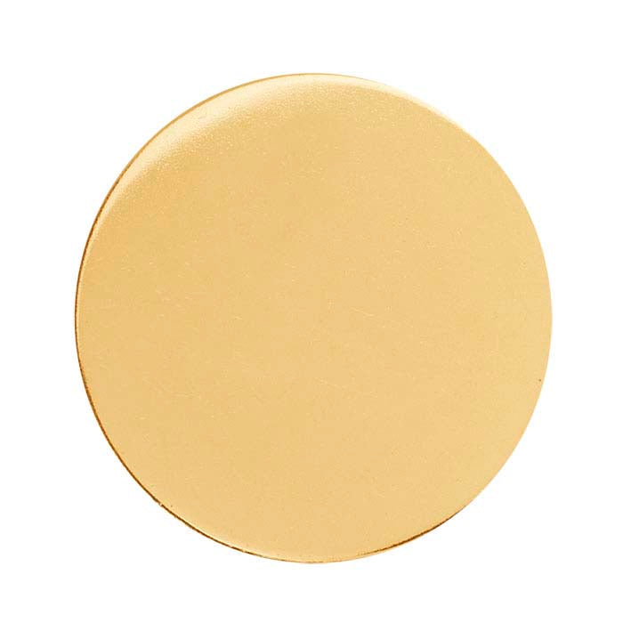 14/20 Yellow Gold-Filled Discs, Soft
