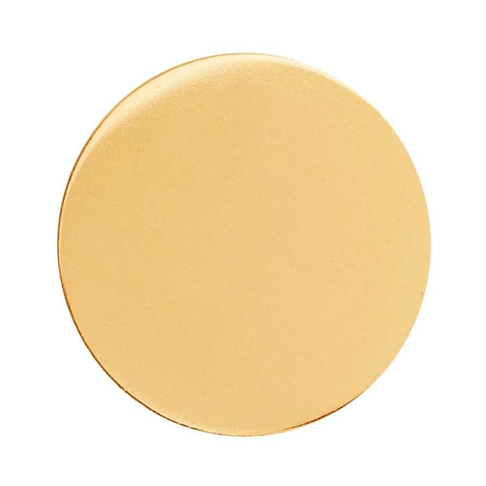 14/20 Yellow Gold-Filled Discs, Soft