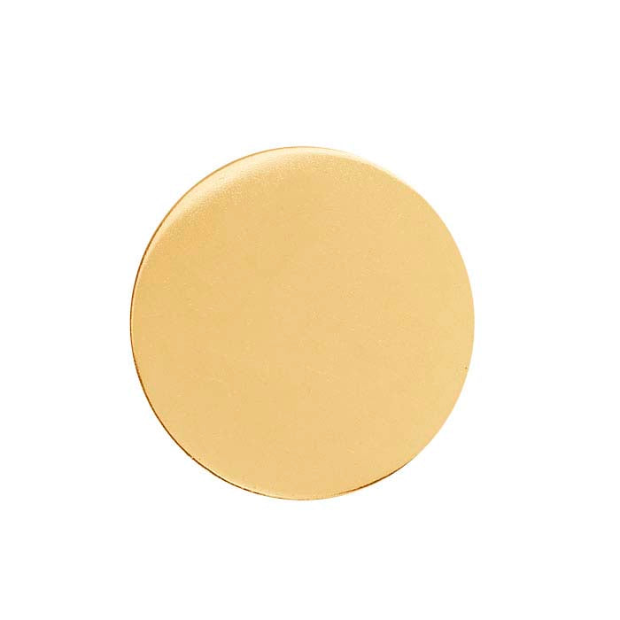 14/20 Yellow Gold-Filled Discs, Soft
