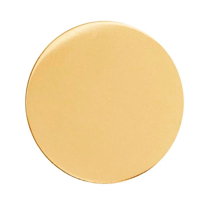 14/20 Yellow Gold-Filled Discs, Soft