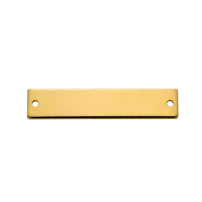 14K Yellow Gold Rectangle Link Component