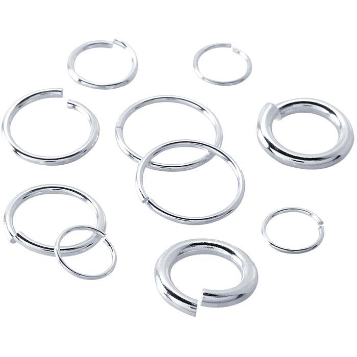 Sterling Silver ID Round Jump Ring
