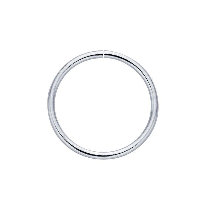 Sterling Silver ID Round Jump Ring