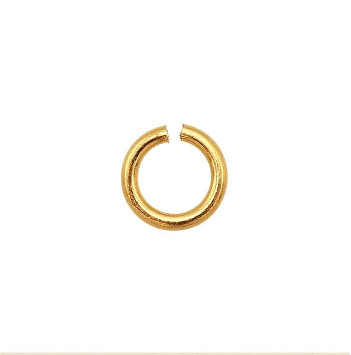 14K Yellow Gold Round Jump Ring