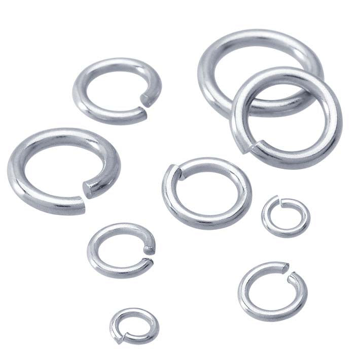 14K White Gold Round Jump Ring