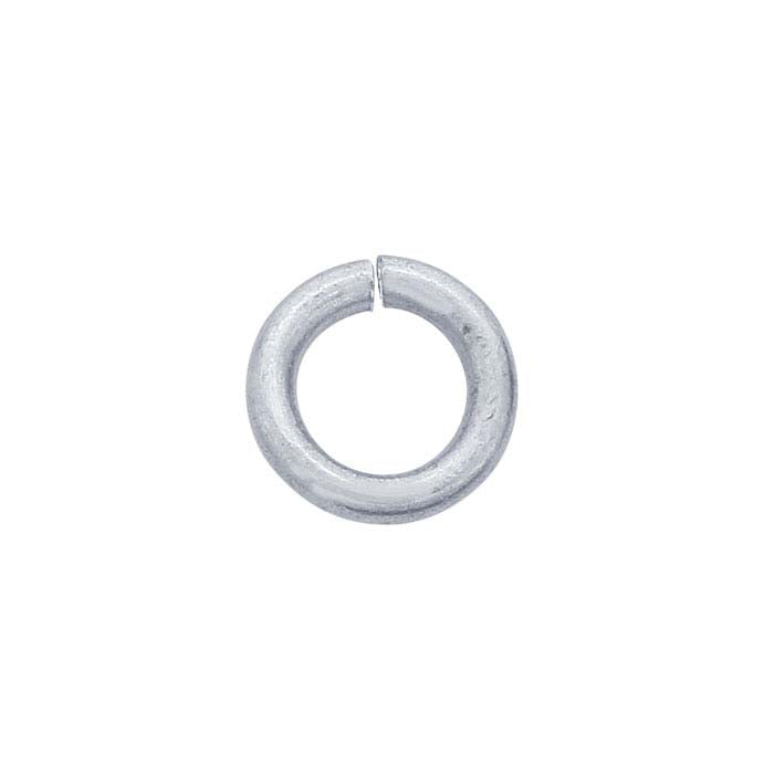 14K White Gold Round Jump Ring