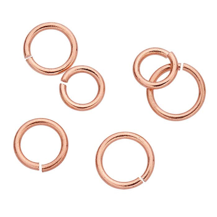 14K Rose Gold Round Jump Ring