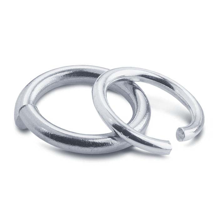 14K White Gold Round Jump Ring