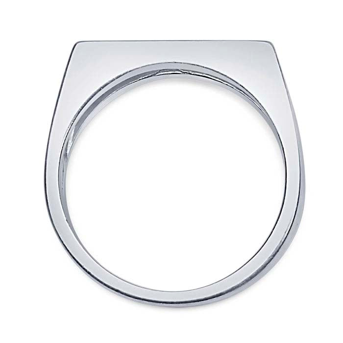 Sterling Silver 15 x Rectangle Signet Ring