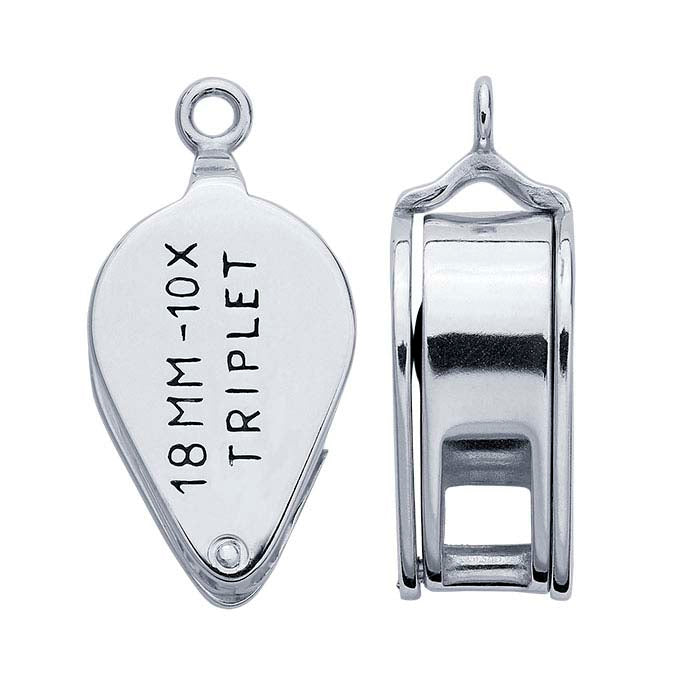 Sterling Silver Movable Loupe Charm