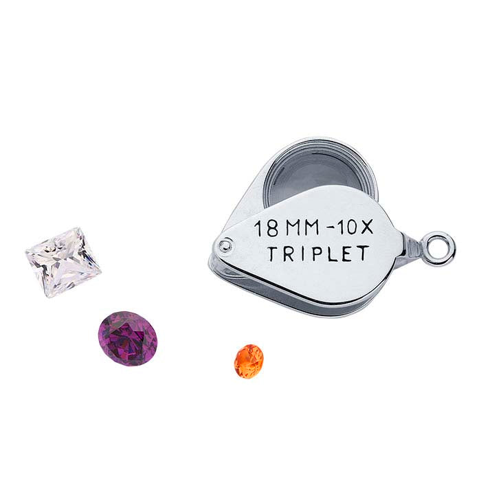 Sterling Silver Movable Loupe Charm