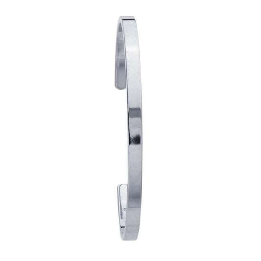 Argentium® Silver Flat Cuff Bracelet