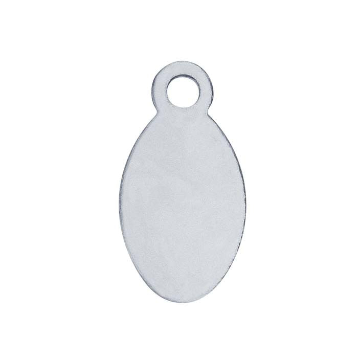 Argentium® Silver 8.9 x Oval Tags, Soft